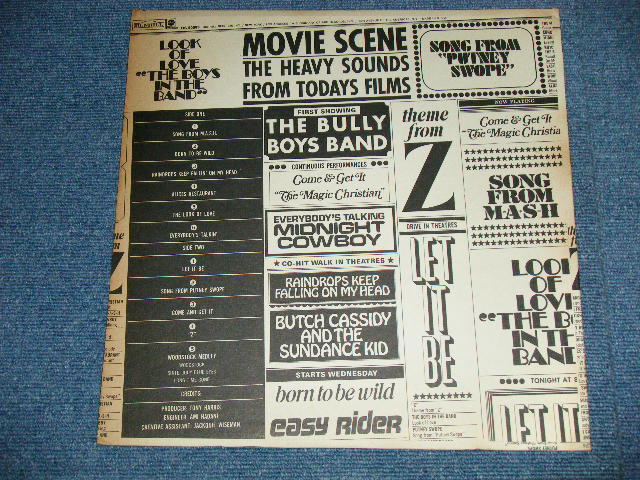 画像: The BULLY BOYS BAND - MOVIE SCENE (ROCKIN' INST. With GUITAR!!!)  (Ex+/Ex+++ )  / 1970  US AMERICA  ORIGINAL "WHITE LABEL PROMO"  Used  LP 