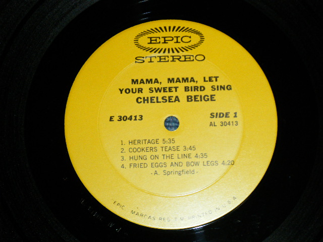 画像: CHELSEA PEIGE - MAMA,MAMA,LET YOUR SWEET BIRD SING  (ACID ROCK)  ( Ex/MINT- )   / 1971 US AMERICA ORIGINAL  Used  LP