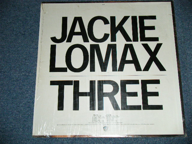 画像: JACKIE LOMAX - THREE :  With   SONG SHEET  ( Ex+++/MINT-) / 1972 US ORIGINAL 1st Press GREEN & "WB" Label Used  LP