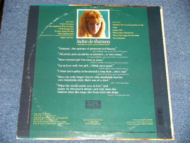 画像: JACKIE DeSHANNON  DE SHANNON - NEW IMAGE (  Ex++/Ex+++) / 1967 US AMERICA ORIGINAL  "BLACK With GREEN" Label MONO Used LP 