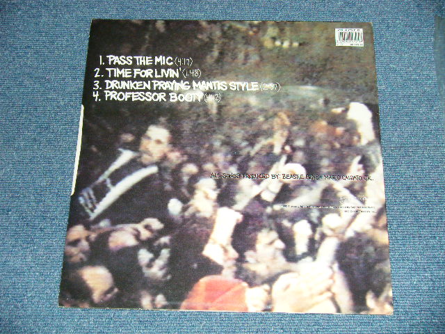 画像: BEASTIE BOYS -  PASS THE MIC ; ETCHED 4 TRACK E.P. ( Ex+/Ex+++) / 1992 UK ENGLAND ORIGINAL Used  12" EP 