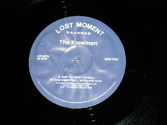 画像: The KREWMEN  - MY GENERATION ( Ex+++/MINT-) /  1988 EUROPE ORIGINAL Used  LP 