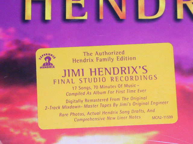 画像: JIMI HENDRIX -  FIRST RAYS ON THE NEW RISING SUN (SEALED) /  1997 US AMERICA ORIGINAL "180g HAEVY WEIGHT" "Brand New SEALED"  2 -LP