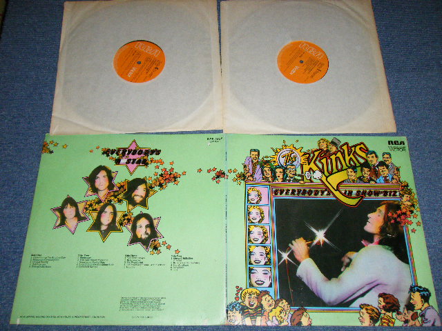 画像1: THE KINKS -  EVERYBODY'S IN SHOW-BIZ  : With SONG SHEET  (Ex++/MINT- ) / 1972 UK ENGLAND ORIGINAL  Used 2-LP's 