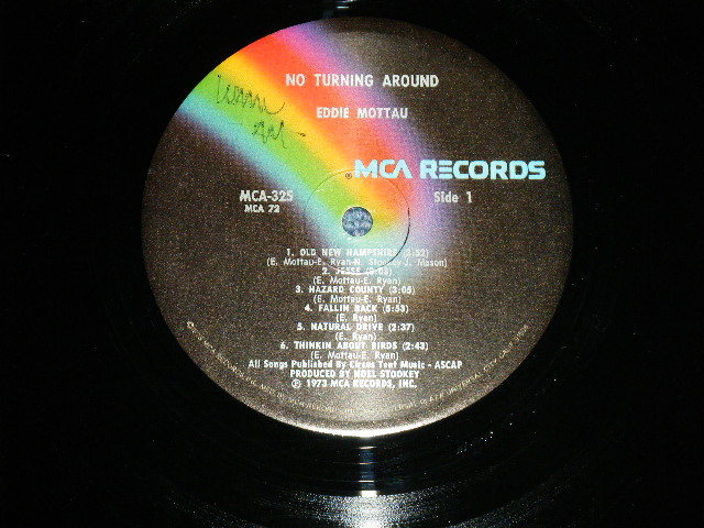 画像: EDDIE MOTTAU - NO TURNING AROUND (Ex++/MINT-) / 1973 US AMERICA ORIGINAL Used LP 