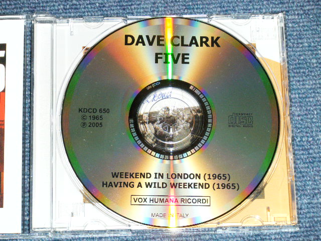 画像: DAVE CLARK FIVE, THE -. WEEKEND IN LONDON + HAVING A WILD WEEKEND ( MINT-/MINT )   / 2005 ITALY Used CD 