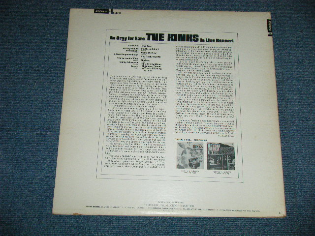画像: THE KINKS -  THE LIVE KINKS ( Matrix #  30679  RS-6260 A-1C-2 / 30680  RS-6260 B-1B )  ( Ex+/Ex+++ B-2,3: Ex+) / 1967 US AMERICA ORIGINAL "MULTI-COLOR Label"  STEREO Used LP 