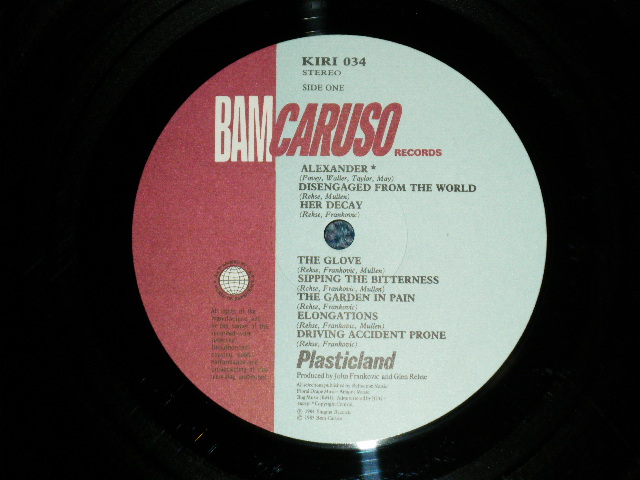 画像: PLASTICLAND -  PLASTICLAND ( MINT-/MINT-)  / 1985 UK ENGLAND   ORIGINAL Used LP 