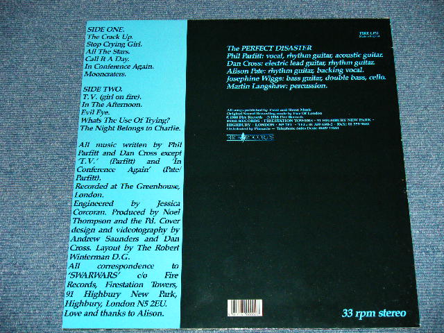 画像: The PERFECT DISASTER - ASYLUM ROAD ( Ex+++/MINT-)  / 1988  UK ENGLAND   ORIGINAL Used LP 