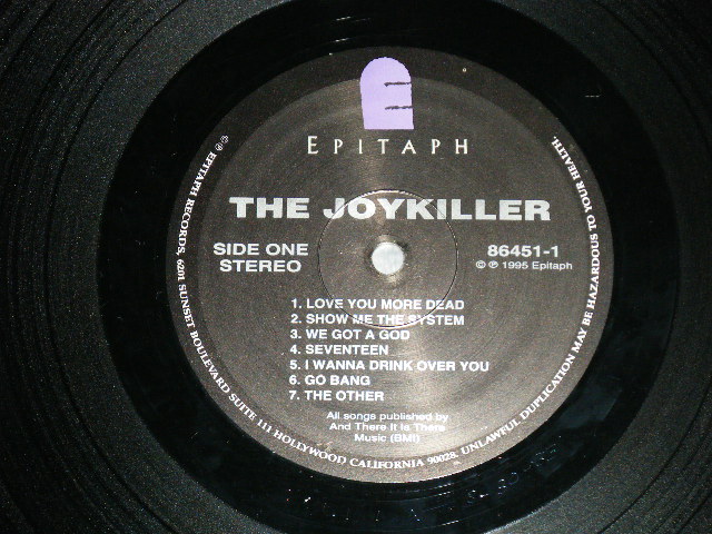 画像: The JOYKILLER -  The JOYKILLER ( MINT/MINT)  /1995  US AMERICA   ORIGINAL Used LP 