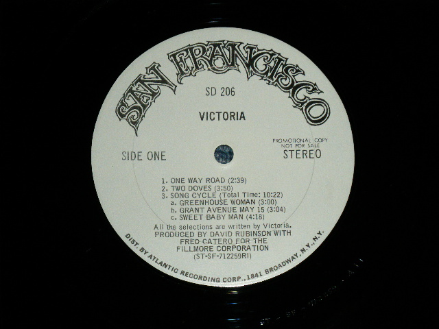 画像: VICTORIA of IT'S A BEAUTIFUL DAY - VICTORIA : 2nd Album ( Ex++/MINT-  Cut Out ) / 1971 US AMERICA ORIGINAL WHITE LABEL PROMO  Used LP 