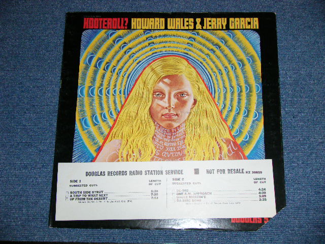 画像: HOWARD WALES & JERRY GARCIA (of GRATEFUL DEAD ) - HOOTEROLL?  ( Ex++/Ex+++ )  /  1971  US AMERICA ORIGINAL "PROMO" Used  LP 