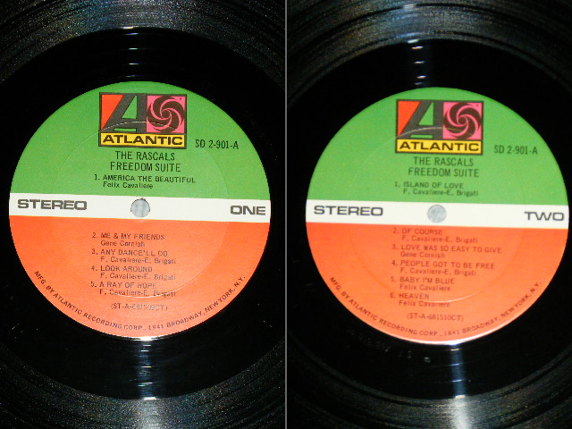 画像: THE RASCALS - FREEDOM SUITE :With 3 DRAWINGS!!  (Matrix # 2B/2C/1A/1B ) ( Ex+/MINT-) / 1969 US ORIGINAL '"1841 BROADWAY" Label  Used 2-LP 