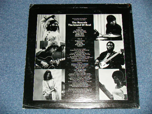 画像: THE RASCALS - THE ISLAND OF REAL (Matrix # 1C/1B ) (Ex+/Ex+ VG on Intro) / 1972 US AMERICA ORIGINAL Used LP 