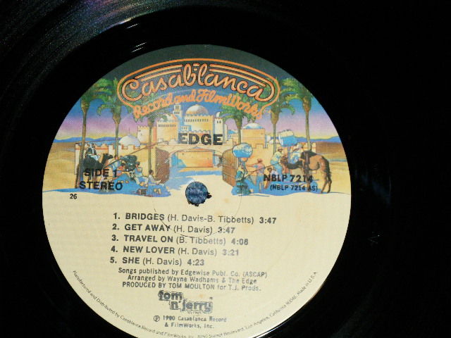 画像: The EDGES - The EDGE ( Ex++/Ex+++ )  )  /  1980  US AMERICA ORIGINAL Used  LP 