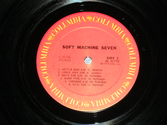 画像: SOFT MACHINE -  SOFT MACHINE 7  (MINT-/MINT-)  /  US AMERICA REISSUE Used LP