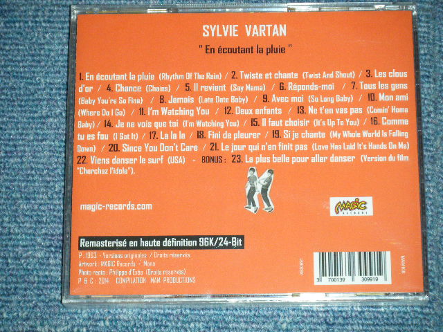 画像: SYLVIE VARTAN シルヴィ・バルタン - EN ECOUTANT LA PLUTE   ( SEALED )  / 2014 FRENCH FRANCE ORIGINAL "Brand new SEALED"  CD