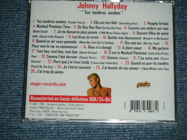 画像: JOHNNY HALLYDAY ジョニー・アリディ - TE TENDRES ANNEES  ( SEALED )  / 2014 FRENCH FRANCE ORIGINAL "Brand new SEALED"  CD