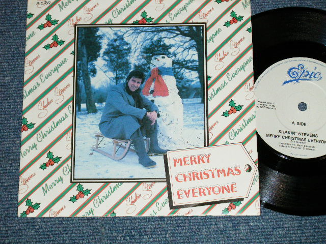 画像1: SHAKIN' STEVENS - MERRY CHRISTMAS EVERYONE : WITH MY HEART ( MINT/MINT... Found Dead Stock )  / 1985 UK ENGLAND ORIGINAL 7"45 