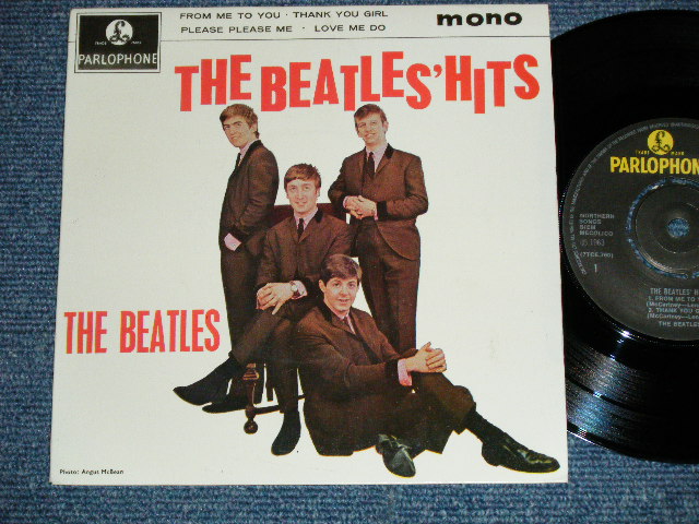 画像1: THE BEATLES -　THE BEATLES' HITS ( EMI RECORDS LTD. Credt on Label Ring) ( Matrix # 2N/2 )  ( MINT-/MINT-) / 19?? UK  MONO Used 7"EP With PICTUER SLEEV