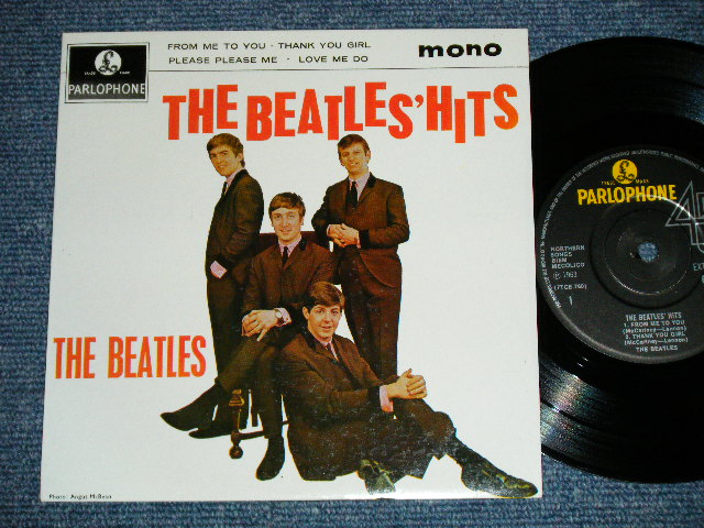 画像1: THE BEATLES -　THE BEATLES' HITS ( EMI RECORDS LTD. Credt on Label Ring) ( Matrix # 2N/2 )  ( MINT-/MINT ) / 19?? UK  MONO Used 7"EP With PICTUER SLEEV