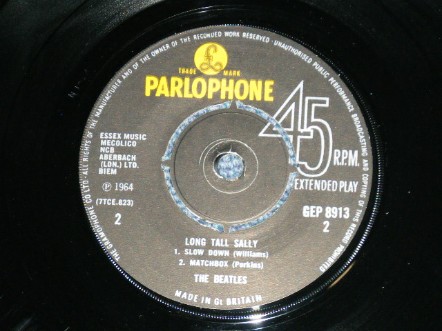 画像: THE BEATLES - LONG TALL SALLY (The PARLOPHONE Credt on Label Ring   ) ( Matrix # 1N/1N)  ( Ex+/Ex ) / 1964 UK ORIGINAL MONO Used 7"EP With PICTUER SLEEVE