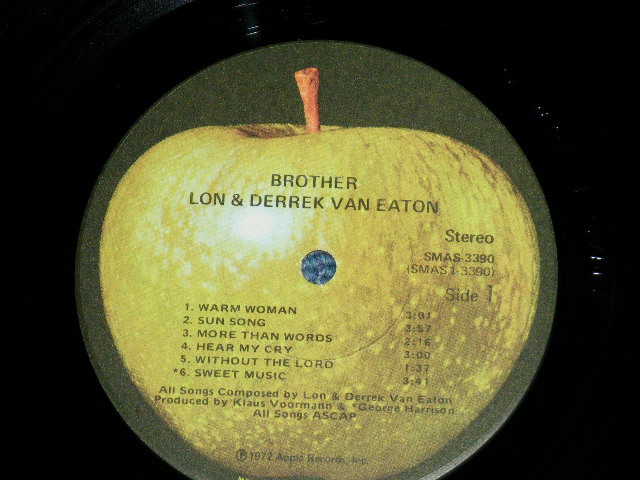 画像: LON & DERREK VAN EATON - BROTHER  ( Ex+++/MINT- : with INSERTS  ) / 1972  US AMERICA ORIGINAL Used LP