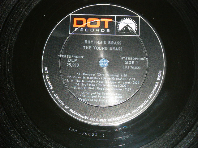 画像: The YOUNG BRASS - RHYTHM & BRASS  Brass Inst Rock : R&B INST : RARE GROOVE)   ( Ex++/MINT- ) / 1960's  US AMERICA ORIGINAL Used LP