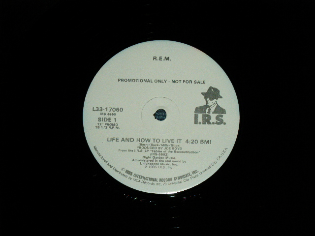 画像: R.E.M. - LIFE AND HOW TO LIVE IT ( Ex++/Ex+++) / 1985  US AMERICA ORIGINAL "PROMO ONLY" Used 12" 
