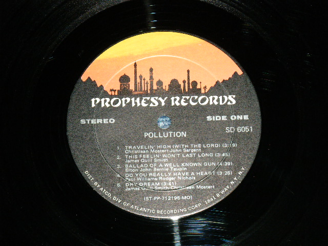 画像: POLLUTION (With DOBIE GRAY ) - POLLUTION (FUNKY Rock with BRASS) ( Ex++/Ex+++ Looks:Ex++ ) / 1971  US AMERICA ORIGINAL Used LP