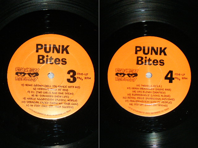 画像: V.A. OMNIBUS - PUNK BITES ( Ex++/MINT-)  / 1996  US AMERICA   ORIGINAL Used 2-LP 
