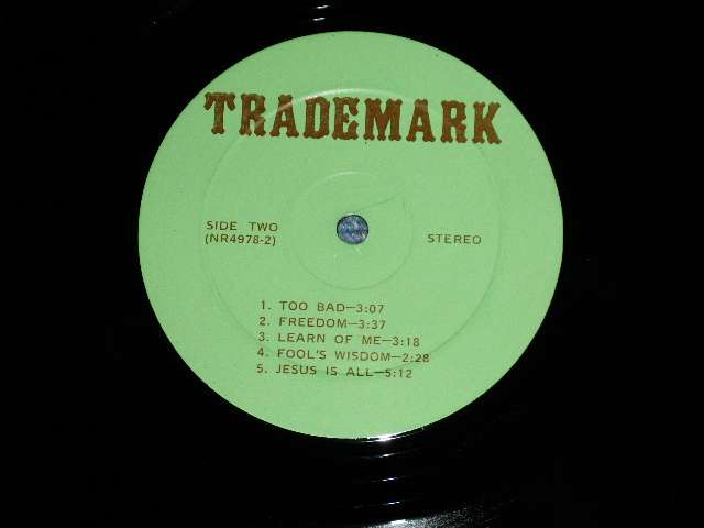 画像: TRADEMARK - TRADEMARK : Brass Rock  ( Ex+/MINT- ) / 1970's  US AMERICA ORIGINAL from "MINOR Label"  Used LP