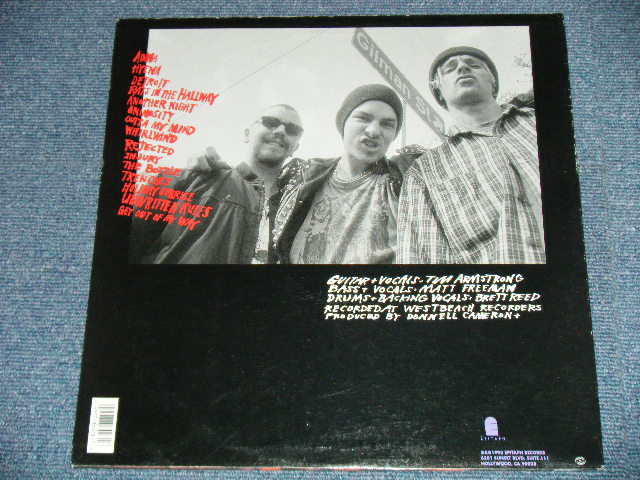 画像: RANCID - RANCID  ( Ex+++/MINT-)  / 1993 US AMERICA  ORIGINAL Used  LP