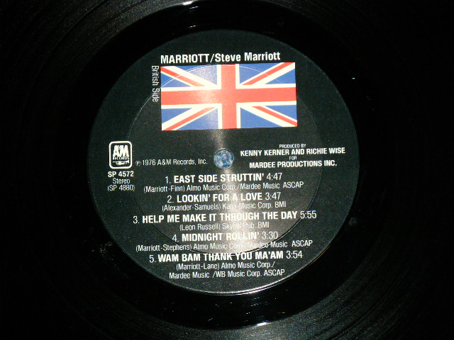 画像: STEVE MARRIOTT - MARRIOTT ( Ex++/Ex+++ )  / 1976  US AMERICA ORIGINAL  Used LP