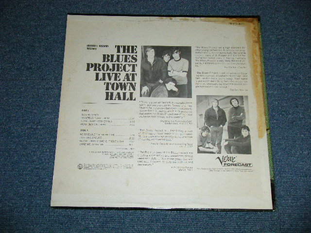 画像: THE BLUES  PROJECT - LIVE AT TOWN HALL ( Ex,Ex+/MINT- ) / 1967 US AMERICA ORIGINAL MONO Used LP 