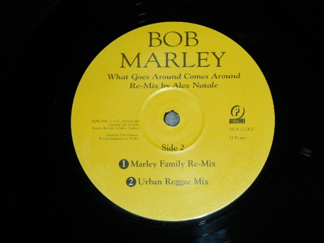 画像: BOB MARLEY -  WHAT GOES AROUND COMES AROUND ( Ex+++/MINT ) / 1996 UK ENGLAND ORIGINAL Used 12" 