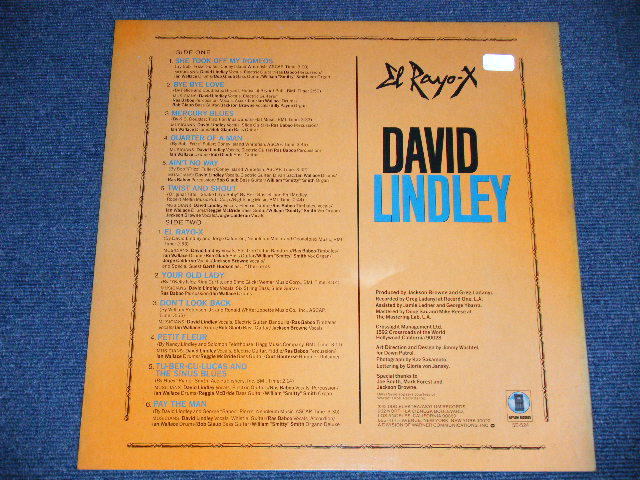 画像: DAVID LINDLEY - EL RAYO-X  ( Ex+++/MINT-)  / 1981 US AMERICA ORIGINAL Used LP 