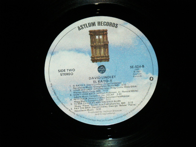 画像: DAVID LINDLEY - EL RAYO-X  ( Ex+++/MINT-)  / 1981 US AMERICA ORIGINAL Used LP 
