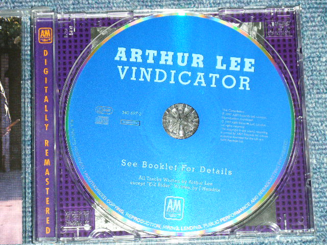 画像: ARTHUR LEE ( of LOVE ) - VINDICATOR ( NEW )  / 1997 UK ENGLAND  "BRAND NEW" CD