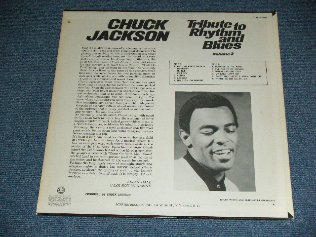 画像: CHUCK JACKSON - TRIBUTE TO RHYTHM and BLUES Vol.2 / 1966 US AMERICA ORIGINAL STEREO Used LP 