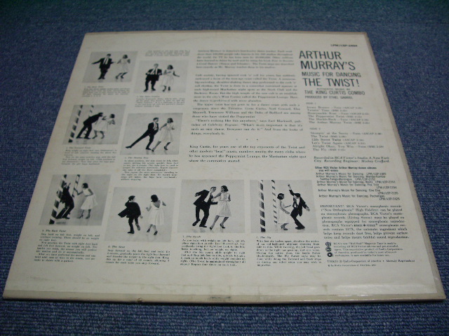 画像: KING CURTIS - THE TWIST! ARTHUR MURRAY'S MUSIC FOR DANCING (Ex++/MINT-)   / 1962 US AMERICA ORIGINAL STEREO  Used LP 