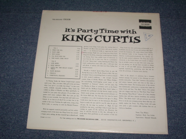 画像: KING CURTIS - IT'S PARTY TIME WITH KING CURTIS / 1962 US ORIGINAL MONO LP 