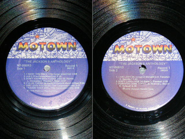 画像: JACKSON FIVE 5 - ANTHOLOGY ( Ex-/Ex+++ ) / 1976 US AMERICA ORIGINAL  Used 3-LP's 