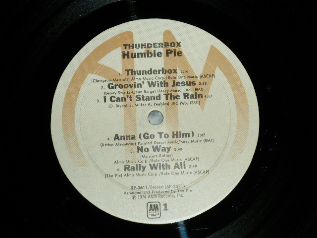 画像: HUMBLE PIE - THUNDERBOX (Matrix # M1 △18638(1) / M2-EX△18638-X(2) )  ( Ex/+/MINT- )   / 1974 US AMERICA  ORIGINAL Used LP