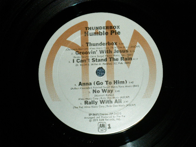 画像: HUMBLE PIE - THUNDERBOX (Matrix # t-2/t-1)  ( Ex+++/MINT- )   / 1974 US AMERICA  ORIGINAL Used LP