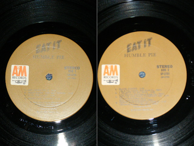 画像: HUMBLE PIE - EAT IT(With Booklet) (Matrix # T3/T1/T1/(RE-1)T3 )  ( VG+++/Ex+++)   / 1973 US AMERICA  ORIGINAL "BROWN Label" Used 2-LP's 
