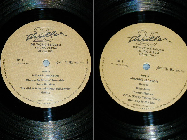 画像: MICHAEL JACKSON - THRILLER 25TH ANNIVERSARY ALBUM  ( Ex++/MINT ) / 2008 US AMERICA  Used  2-LP's 