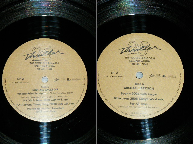 画像: MICHAEL JACKSON - THRILLER 25TH ANNIVERSARY ALBUM  ( Ex++/MINT ) / 2008 US AMERICA  Used  2-LP's 