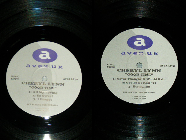 画像: CHERYL LYNN - GOODTIME ( MINT-/MINT-) / 1996 UK ENGLAND  Used  2-LP's 