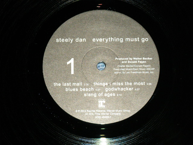 画像: STEELY DAN -  EVERYTHING MUST GO  ( Ex++/MINT- )  /  2003 GERMAN GERMANY  ORIGINAL "LIMITED" Used LP 